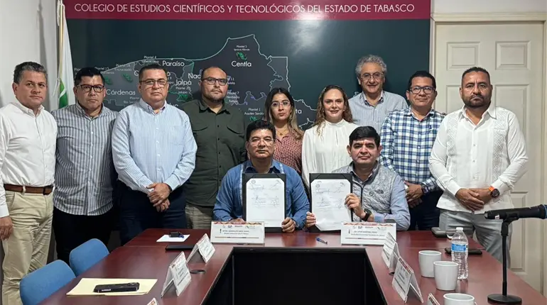 UTTAB y Cecyte acuerdan alianza acad&eacute;mica