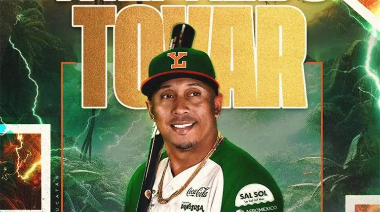 Venezolano Wilfredo Tovar es nuevo refuerzo de Leones de Yucat&aacute;n