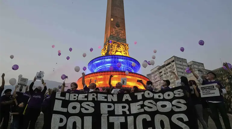 Tres mexicanos figuran entre los presos pol&iacute;ticos en Venezuela