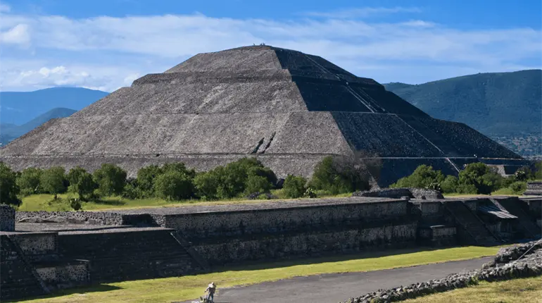 INAH descarta da&ntilde;os en Teotihuac&aacute;n, tras granizada at&iacute;pica