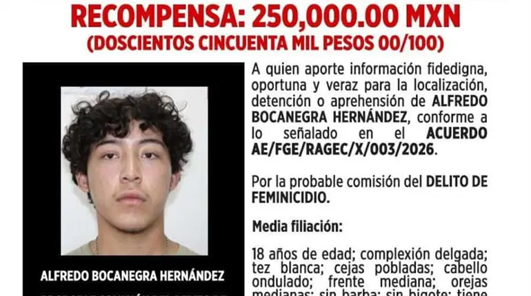 &iexcl;Se busca! Ofrece FGE 250 mil pesos para localizar a Alfredo &acute;N&acute;, presunto feminicida de Jonuta
