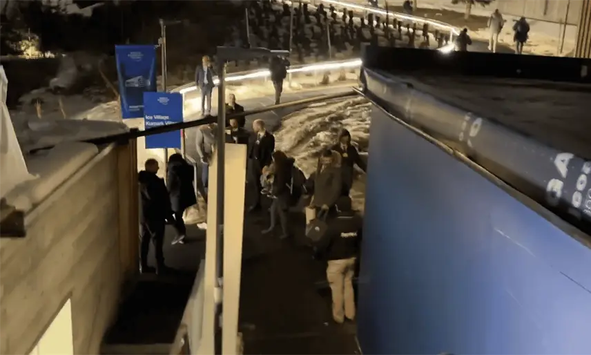 Evacúan centro de conferencias del Foro Económico Mundial en Davos a causa de un incendio