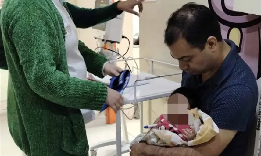 Rescatan a bebé de 6 meses y detienen a sus padres por omisión de cuidados en Veracruz