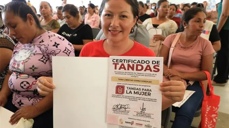 Inicia pre-registro de Tandas para la Mujer 2026 en Tabasco