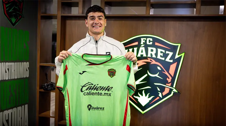 Bravos de Ju&aacute;rez hace oficial la contrataci&oacute;n del mexicano Luca Mart&iacute;nez Dupuy