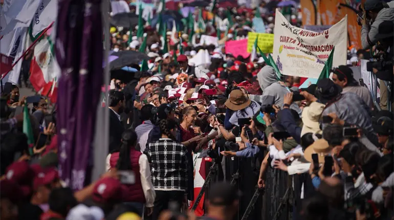 Morena Tabasco convoca a &acute;mega concentraci&oacute;n&acute; de respaldo a Sheinbaum ante embates de Trump