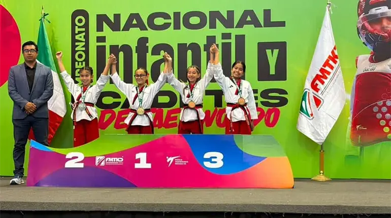 Tabasque&ntilde;os arrancan con medallas de oro su participaci&oacute;n en el Nacional G4 de Taekwondo en Guanajuato