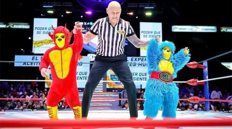 Anuncian cartelera de lucha libre de la CMLL en Tabasco con M&iacute;stico y Ke Monito