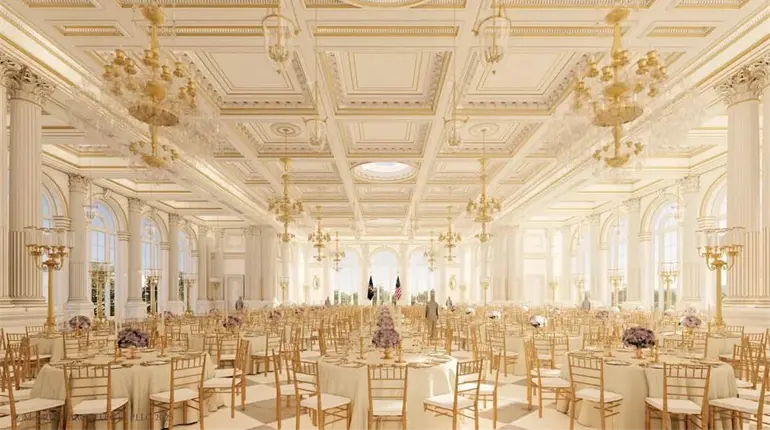 Tribunal frena obras del sal&oacute;n de baile de Trump en La Casa Blanca