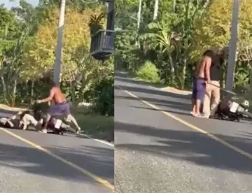 Sujeto golpea y amenaza con machete a mujer en Cunduacán