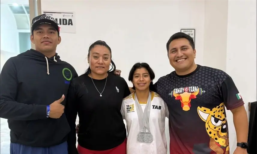Tabasqueñas están concentradas con la pre-selección mexicana de halterofilia en la Ciudad de México