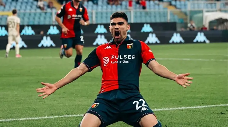 El mexicano Johan V&aacute;squez anota gol con el Genoa en la Copa de Italia