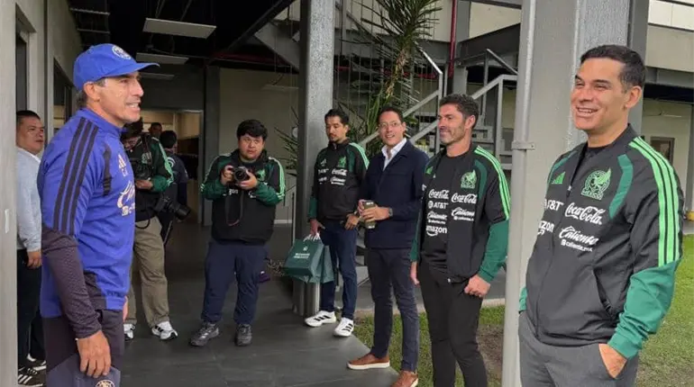 Rafa M&aacute;rquez, nuevo entrenador de M&eacute;xico, visit&oacute; al Am&eacute;rica previo al Cl&aacute;sico Nacional