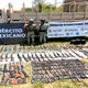 Fuerzas Armadas localizan arsenal oculto en tambos enterrados en Sinaloa