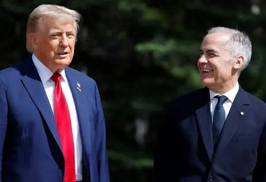Te dejar&aacute;n entrar o te disparar&aacute;n: Carney narra broma de Trump cuando recibi&oacute; la llave de la Casa Blanca