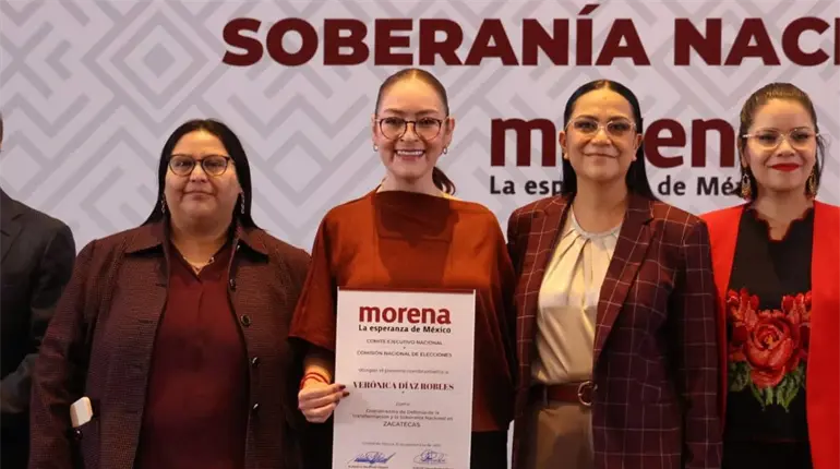 Ver&oacute;nica D&iacute;az es la coordinadora de la defensa de la 4T de Morena en Zacatecas