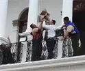 Ni&ntilde;o escenifica salto de Juan Escutia en Jalisco