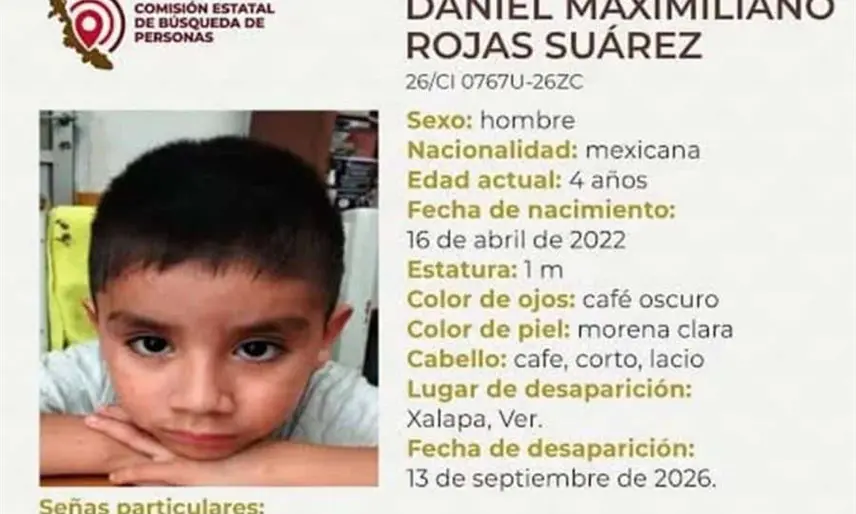 Localizan sin vida a niño de 4 años reportado como desaparecido en Xalapa