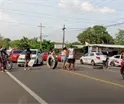 Protesta por fallas de CFE bloquea la carretera Villahermosa-Teapa