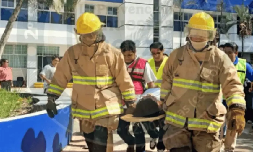 Apoya IPCET en simulacro del Instituto Tecnológico de la Región Sierra