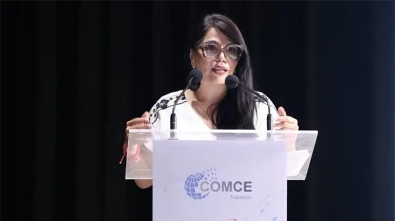 Admite Katia Ornelas que el sexenio anterior de Morena no previ&oacute; el desplome de empleos tras conclusi&oacute;n de mega obras en Tabasco