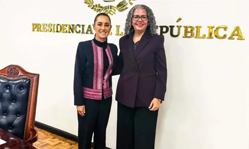 Sheinbaum se reúne por primera vez con la gobernadora interina de Sinaloa