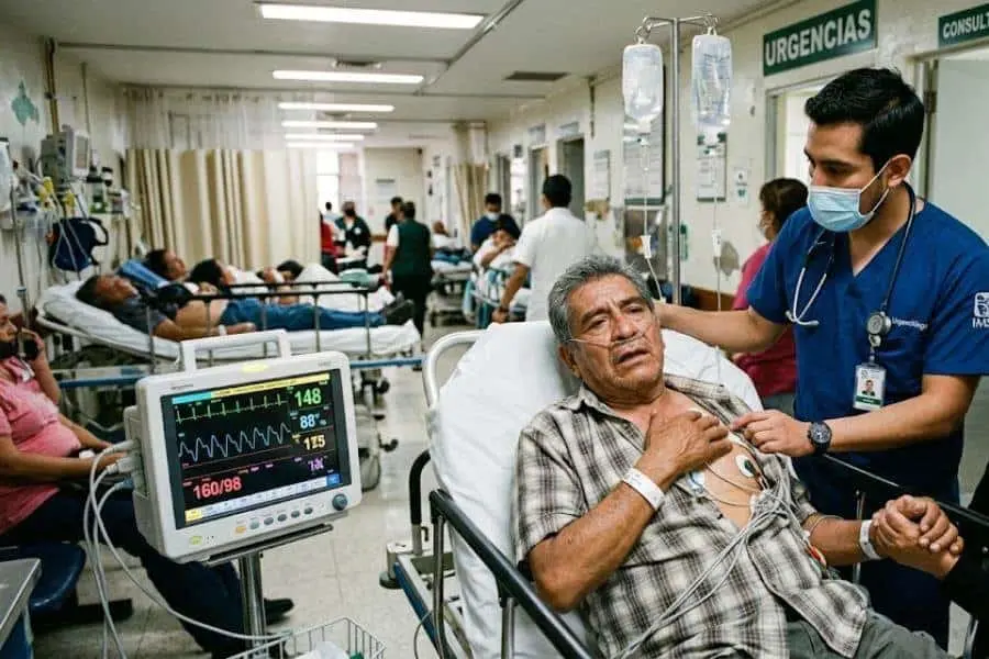 Problemas card&iacute;acos lideran lista de causas de muerte en M&eacute;xico en primer trimestre del 2026