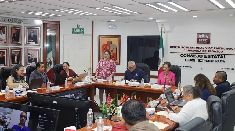 IEPC aprueba calendario del proceso electoral 2026-2027