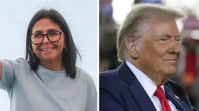 Trump se reunir&aacute; por primera vez con Delcy Rodr&iacute;guez el martes en NY, asegura la Casa Blanca