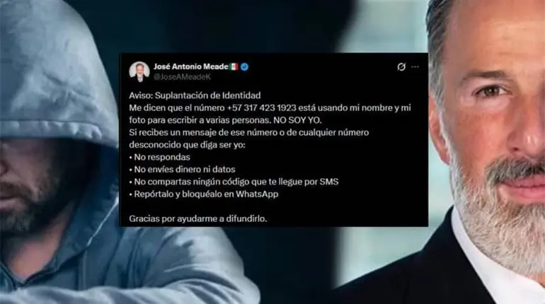 Jos&eacute; Antonio Meade denuncia posible fraude y usurpaci&oacute;n de su identidad en WhatsApp