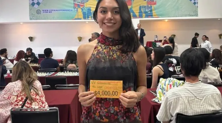 Tabasque&ntilde;a Estefan&iacute;a Benito de Leo culmina en el top 4 en la Copa Independencia de Ajedrez