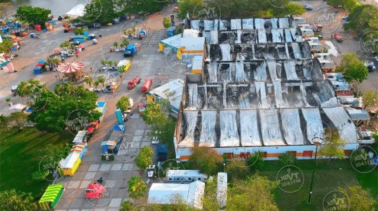 Investigaci&oacute;n por incendio en la Nave 1 del Parque Tabasco sigue en integraci&oacute;n: FGE