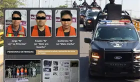 Detienen a 3 en Tierra Colorada con armas y droga