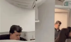 Captan a Pedro Haces viajando en primera clase tras asistir al GP de Espa&ntilde;a