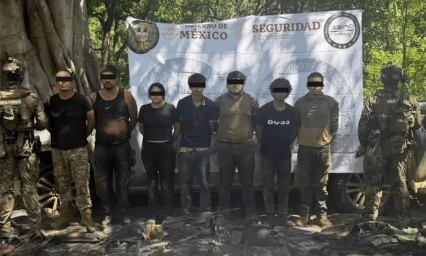 Capturan a presuntos integrantes del Cártel de Sinaloa tras agresión a agentes de la SSPC