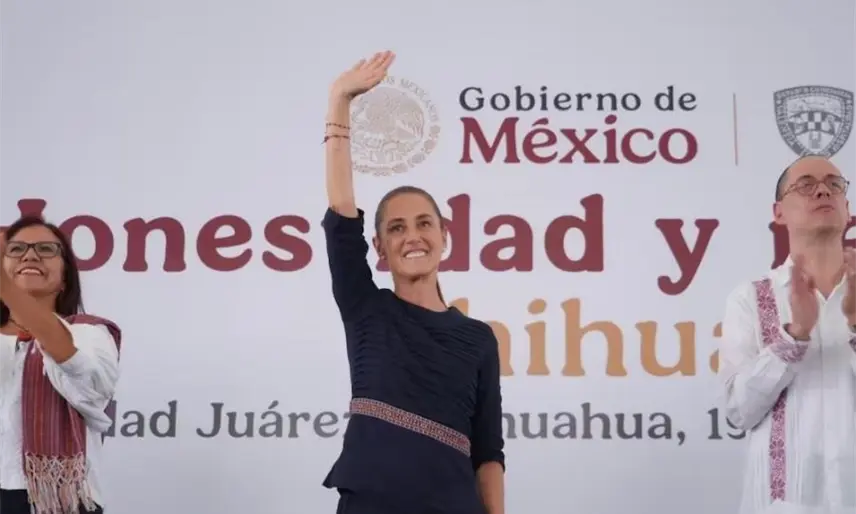 "México es un país soberano": Sheinbaum al rendir informe desde Chihuahua sin Maru Campos