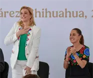 "Era un encuentro necesario": gobernadora de Chihuahua tras reuni&oacute;n con presidenta