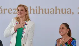"Era un encuentro necesario": gobernadora de Chihuahua tras reuni&oacute;n con presidenta