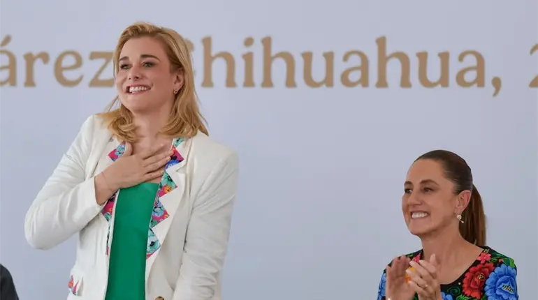 "Era un encuentro necesario": gobernadora de Chihuahua tras reuni&oacute;n con presidenta