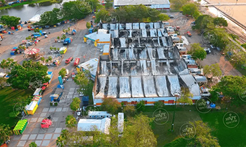 Investigación por incendio en la Nave 1 del Parque Tabasco sigue en integración: FGE