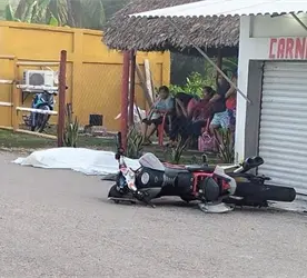 Ejecutan a dos motociclistas en Tres Bocas, Huimanguillo