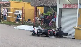 Ejecutan a dos motociclistas en Tres Bocas, Huimanguillo