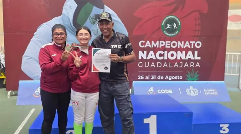 La tabasque&ntilde;a Cecilia Burgos competir&aacute; en el Mundial Cadete-Juvenil de Esgrima en El Salvador