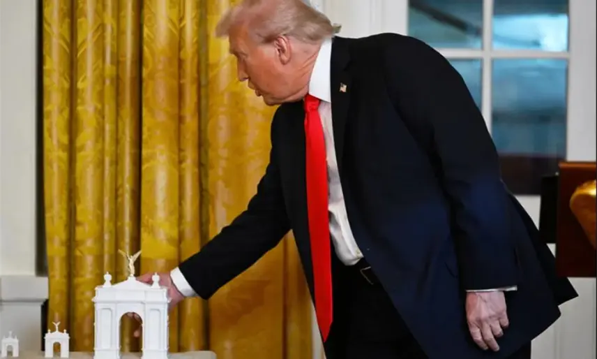 Trump plantea convertir el Arco del Triunfo de Washington en complejo militar