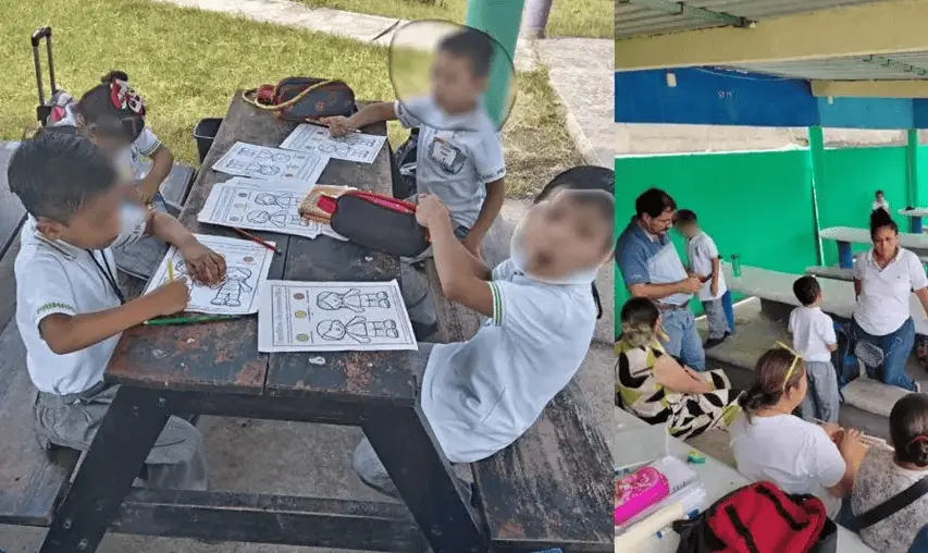 Padres de familia cierran escuela en Pomoca por falta de aula para sus hijos