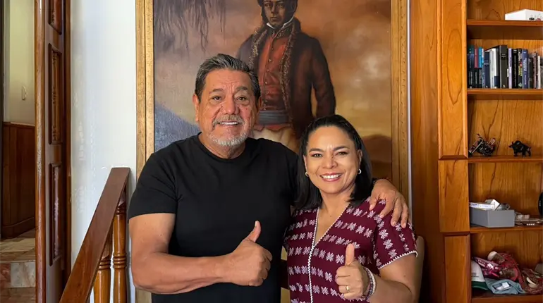 Beatriz Mojica y F&eacute;lix Salgado se re&uacute;nen para cerrar filas en Guerrero