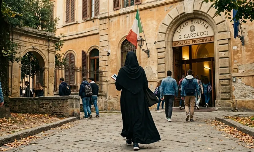 Italia busca prohibir burkas y limitar n&uacute;mero de alumnos extranjeros en escuelas