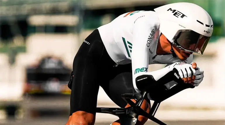 El mexicano Isaac del Toro culmin&oacute; sexto en la contrarreloj del Mundial de Ciclismo de Ruta en Canad&aacute;