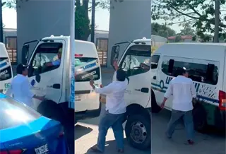 Viralizan conflicto entre conductor del transporte p&uacute;blico con chofer de cami&oacute;n repartidor en Tabasco
