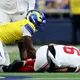 Jaxson Dart, quarterback de Gigantes, podr&iacute;a quedar fuera de actividad en lo que resta de la temporada de NFL
